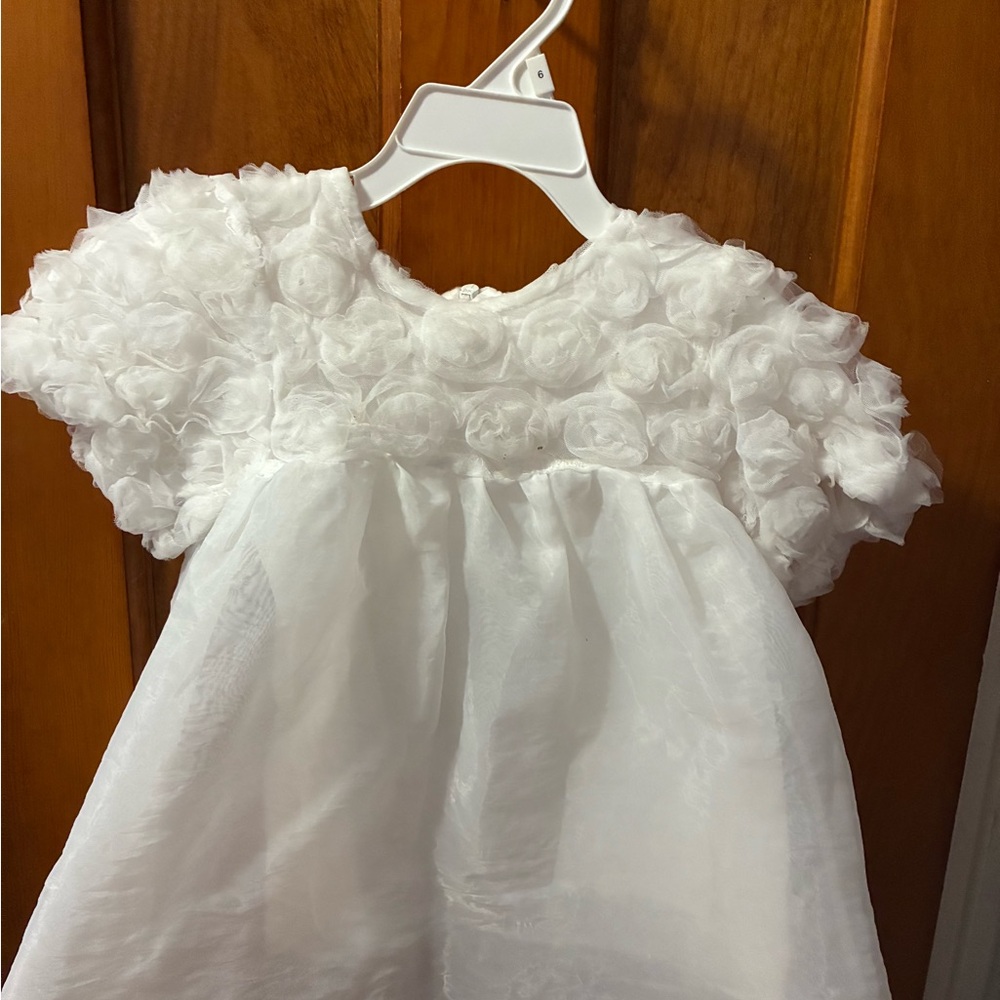 White Floral Baby Dress - Picture 1 of 1